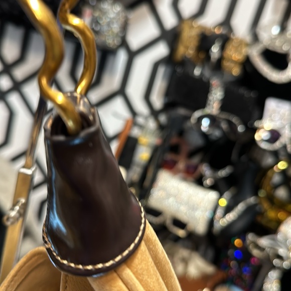 Suede oversize shoulder, Handbag - Picture 3 of 14